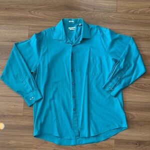 Van Heusen Turquoise Dress Shirt